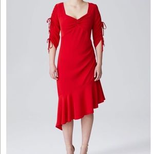 COPY - Rodarte X Universal Standard Dress Ruffle Hem Red